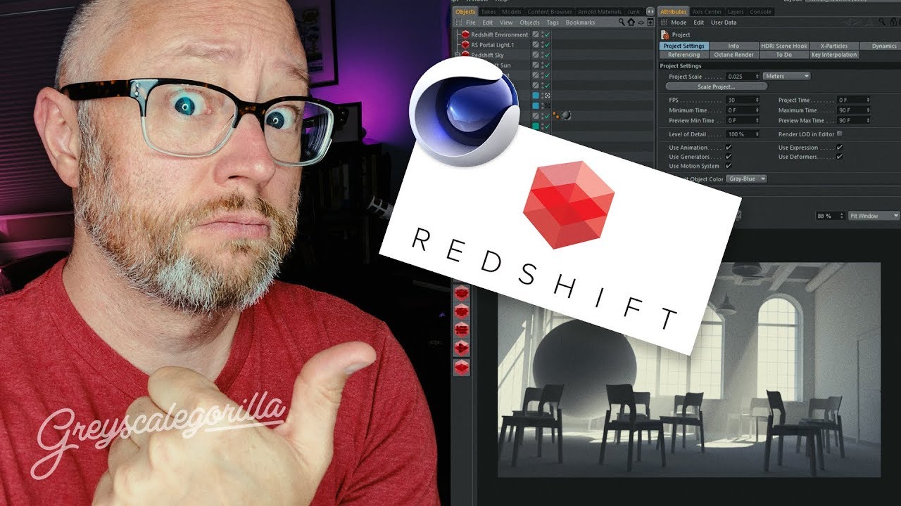 Visión general de Redshift en Cinema 4D