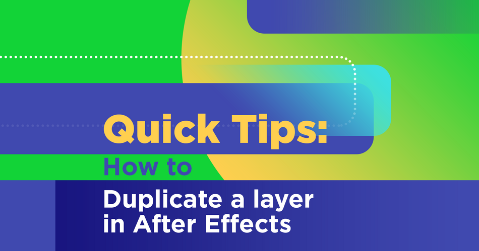 Cómo duplicar una capa en After Effects